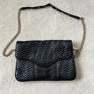 Large black Rebecca Minkoff clutch/shoulder bag